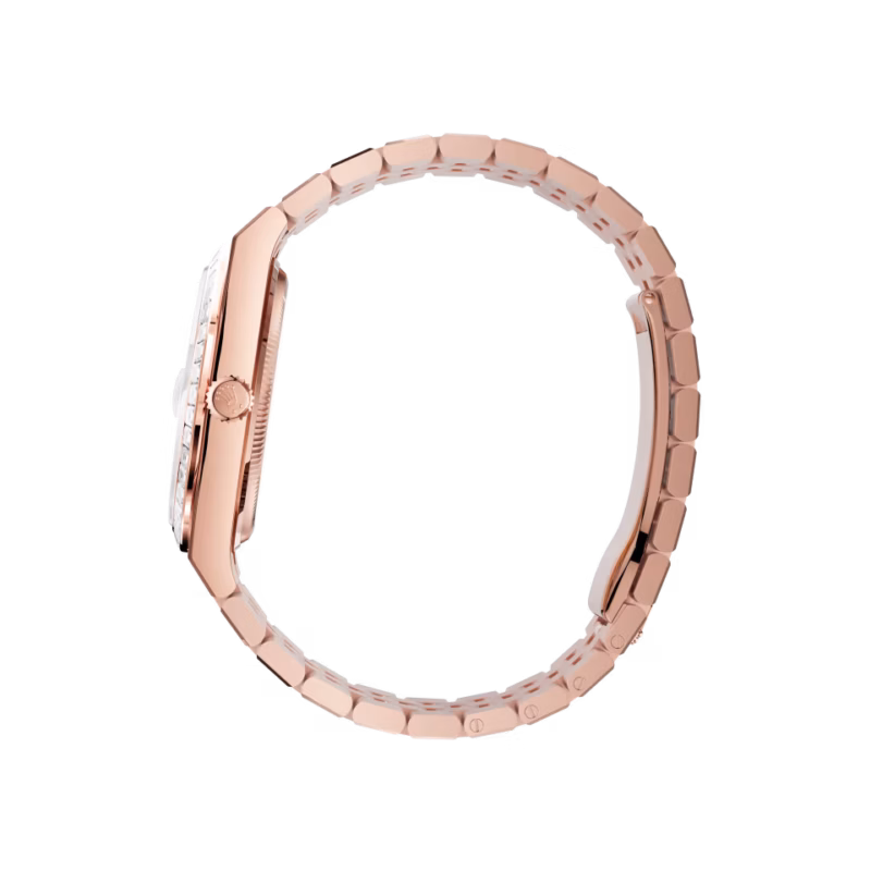Rolex Land-Dweller 36 M127285TBR-0002 Everose Gold Diamond Bezel Diamond Paved Dial President Bracelet - Image 6