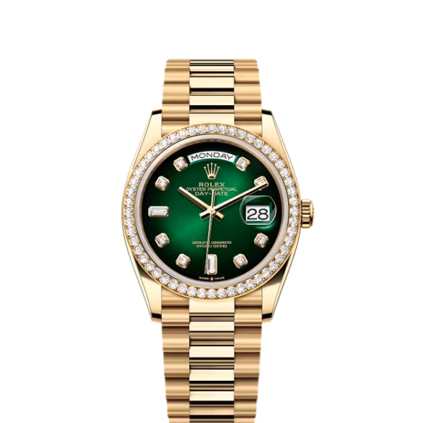 Rolex Day-Date 36 Green Aventurine – Ref. 128348RBR-0035
