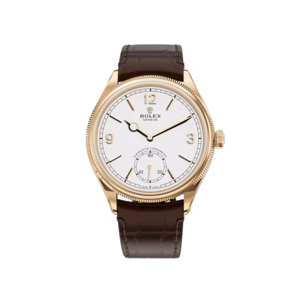1908 Rolex 39 mm, 18 kt yellow gold, polished finish Reference m52508-0006