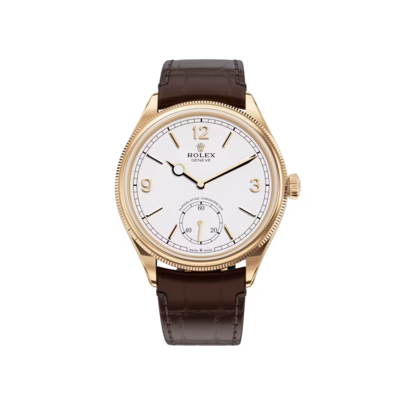 1908 Rolex 39 mm, 18 kt yellow gold, polished finish Reference m52508-0006