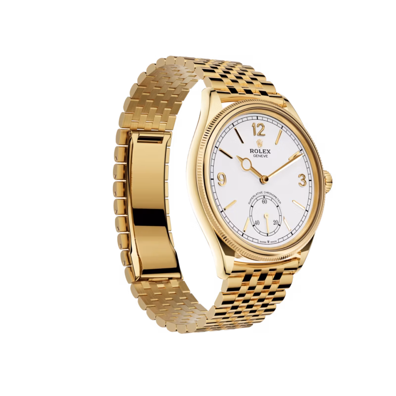 1908 Rolex 39 mm, 18 kt yellow gold, polished finish Reference m52508-0008 - Image 2