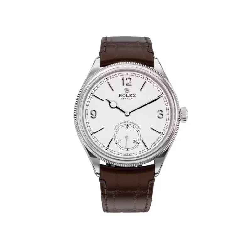 1908 Rolex 39 mm, 18 kt white gold, polished finish Reference m52509-0006