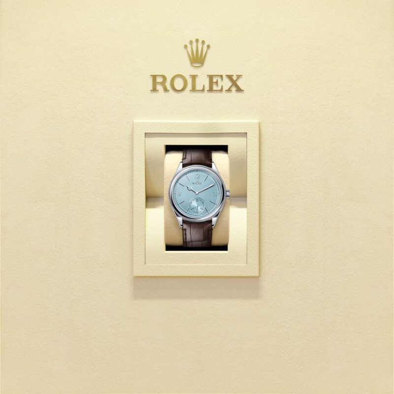 1908 Rolex 39 mm, platinum, polished finish Reference m52506-0002 - Image 5