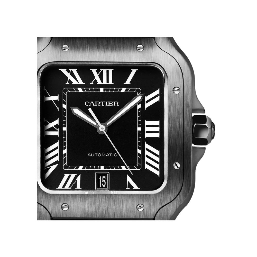 Santos de Cartier Large ADLC Black - Image 2