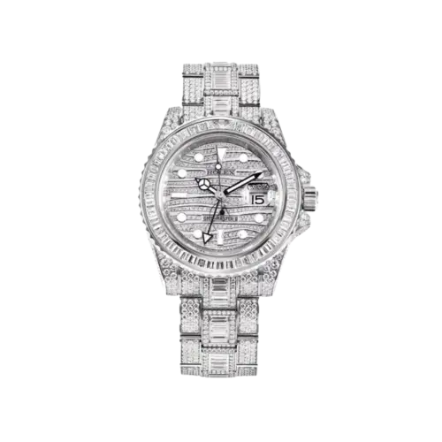 Rolex GMT-Master II 116769TBR-001 White Gold Diamond Set