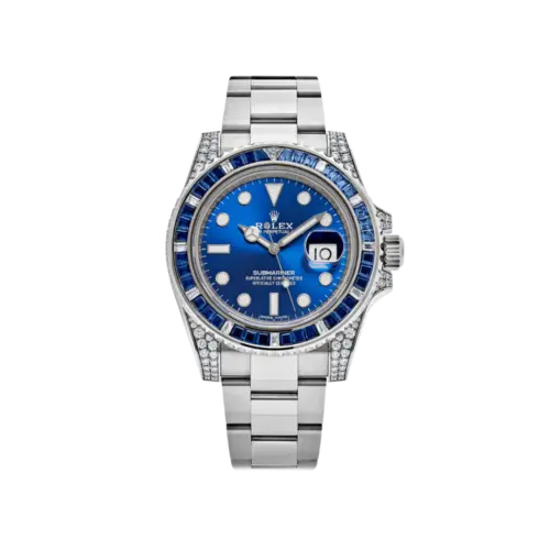 Rolex Submariner Date 116659SABR White Gold Blue Dial Sapphire Diamond Bezel