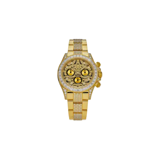 Rolex Daytona 'Eye of the Tiger' 116598TBR Yellow Gold Diamond Accents