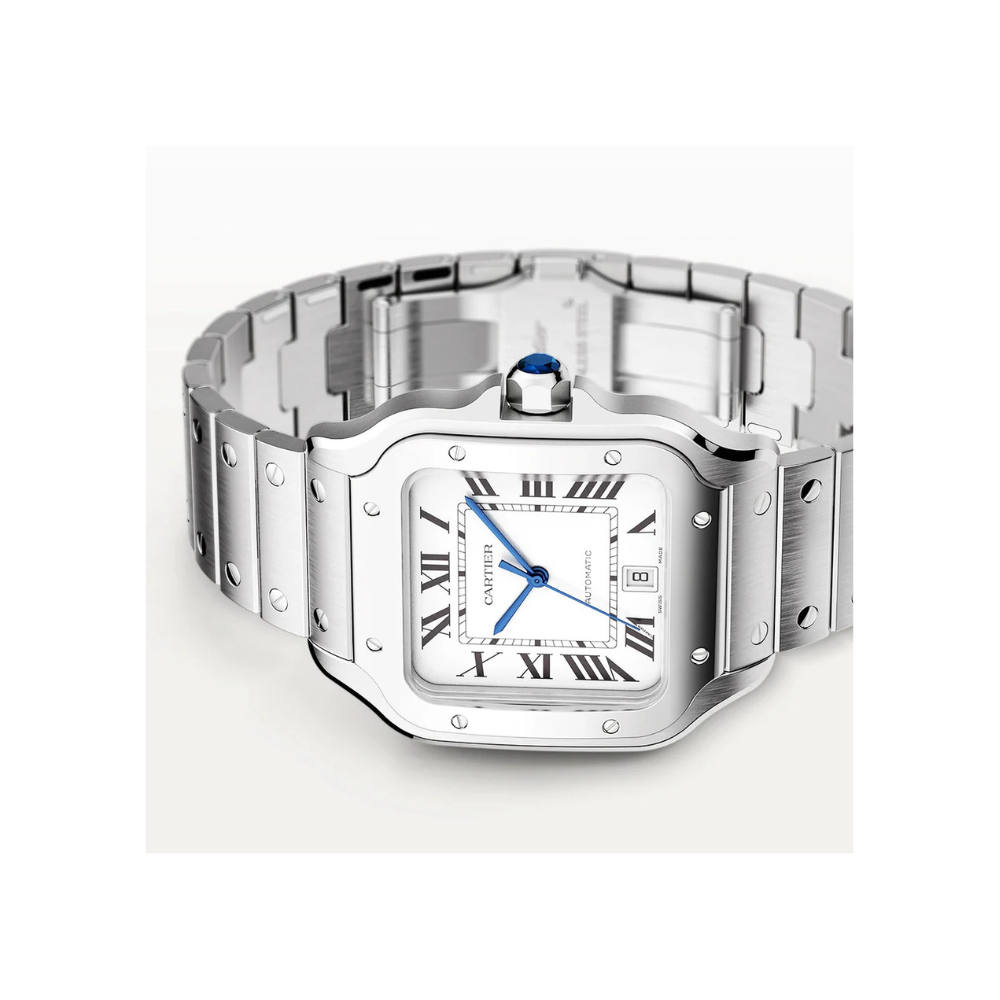 Santos de Cartier Large Steel watch - Image 2