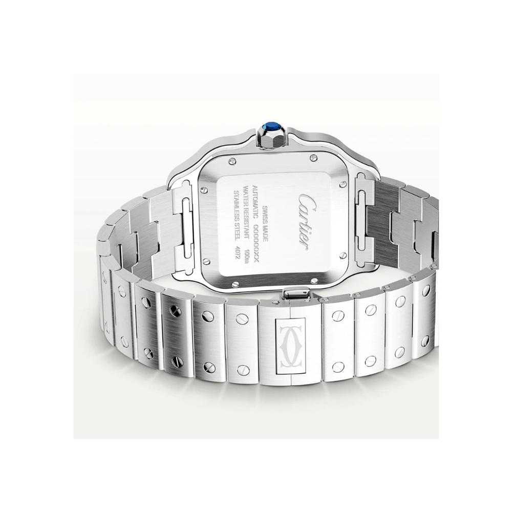 Santos de Cartier Large Steel watch - Image 3
