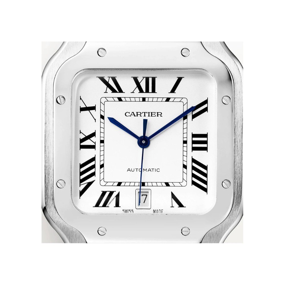 Santos de Cartier Large Steel watch - Image 5